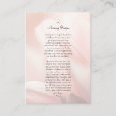 Placement Carte de prière du matin Chrétien orthodoxe (Dos)