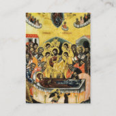 Placement Carte de prière en coin Rose de style victorien (Dos)