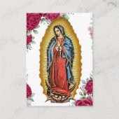 Placement Carte de prière funéraire commémorative Notre-Dame (Devant)