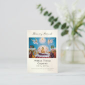 Placement Carte de prière funéraire de la Dormition de la Th (Debout devant)