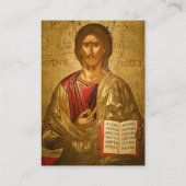 Placement Carte de prière funéraire orthodoxe Rose d'or Deli (Dos)