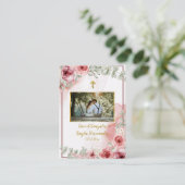 Placement Carte de prière Mariage orthodoxe Roses rouges Aqu (Debout devant)