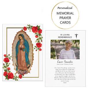 Placement Carte de prière mémorielle de Notre-Dame de Guadal