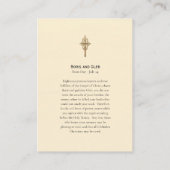 Placement Carte de prière orthodoxe Boris et Gleb (Dos)