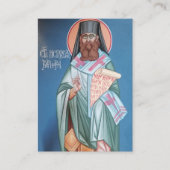 Placement Carte de prière orthodoxe de Saint Varnava Barnaba (Devant)