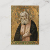 Placement Carte de prière orthodoxe de Sarrov (Devant)
