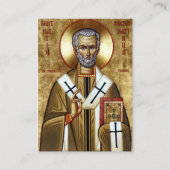 Placement Carte de prière orthodoxe de St. Martin le Miséric (Devant)