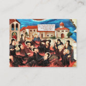 Placement Carte de prière orthodoxe des martyrs de Kantara (Devant)