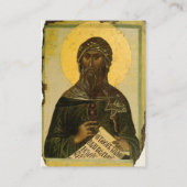 Placement Carte de prière orthodoxe Saint-Jean de Damas (Devant)