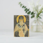 Placement Carte de prière orthodoxe Saint-Marc d'Ephèse (Debout devant)