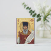 Placement Carte de prière orthodoxe St. Amphilochios Makris (Debout devant)