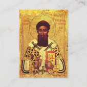 Placement Carte de prière orthodoxe St. Gregory Palamas (Devant)