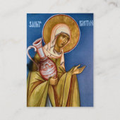 Placement Carte de prière orthodoxe St. Photini (Devant)