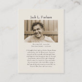 Placement Carte de prière pour les chrétiens orthodoxes (Dos)