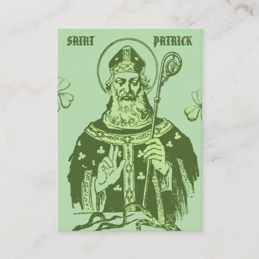 Placement Carte de prière Saint-Patrick – Dévotion catholiqu (Devant)