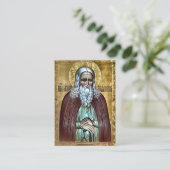 Placement Carte de prière St. Herman d'Alaska (Debout devant)