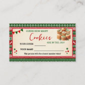 Placement Carte de pull moche pour le jeu Combien de biscuit (Devant)