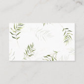 Placement Carte de rabat baby shower (Dos)