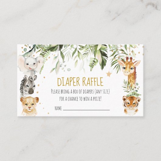 Placement Carte de rabat baby shower (Devant)
