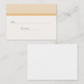 Placement Carte de rangement Mariage chic raffinée (Devant / Derrière)