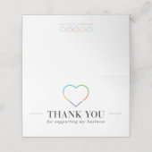 Placement Carte de remerciements Rodan et Fields (Extérieur déplié)