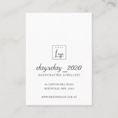 PLACEMENT CARTE DE REMORQUE EN MERCI NOIR ET BLANC (Dos)