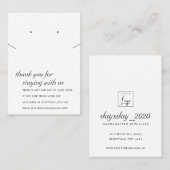 PLACEMENT CARTE DE REMORQUE EN MERCI NOIR ET BLANC (Devant / Derrière)