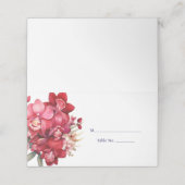 Placement Carte de réponse de la table d'invités de la carte (Extérieur déplié)