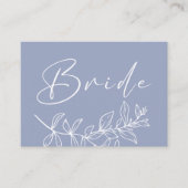 Placement Carte de réservation de mariage à la fleur de perv (Devant)