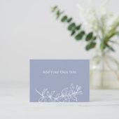 Placement Carte de réservation de mariage à la fleur de perv (Debout devant)