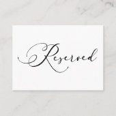 Placement Carte de réservation de mariage simple moderne noi (Devant)