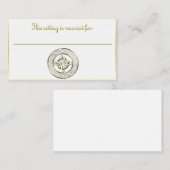 Placement Carte de réservation de table Celtic Knot (Devant / Derrière)