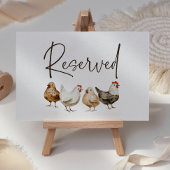 Placement Carte de réservation pour invité de mariage à la f