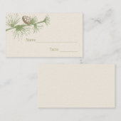 Placement Carte de siège à feuillage persistant (Devant / Derrière)