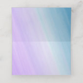 Placement Carte de siège Bat mitzvah de musique bleu et or (Intérieur déplié)