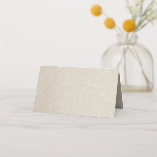 Placement Carte de siège classique - papier kraft (Dos)