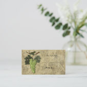 Placement Carte de Siège de Table de Mariage Élégant de Vign (Debout devant)