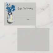 Placement Carte de siège d'escorte Fleurs sauvages & Mason J (Devant / Derrière)