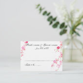 Placement Carte de siège du client (Debout devant)