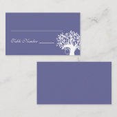 Placement Carte de siège Mariage Arbre Purple 669 (Devant / Derrière)