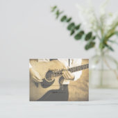 Placement Carte de siège Mariage du lecteur de guitare (Debout devant)