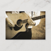 Placement Carte de siège Mariage du lecteur de guitare (Dos)