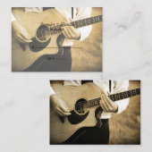 Placement Carte de siège Mariage du lecteur de guitare (Devant / Derrière)