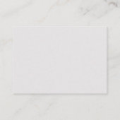 Placement Carte de Siège Réservé pour Invité de Mariage Vint (Dos)