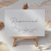 Placement Carte de Siège Réservé pour Invité de Mariage Vint