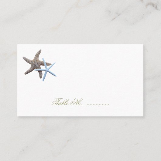 Placement Carte de siège Starfish Couple Escort (Devant)