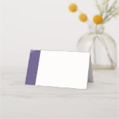 Placement Carte de siège violet, Collection Mariage Caroline (Dos)