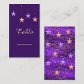 Placement Carte de table Arabe Nights (Devant / Derrière)