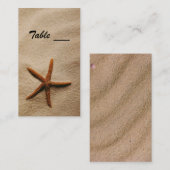 Placement Carte de table Beach Serenity (Devant / Derrière)