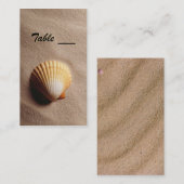 Placement Carte de table Beach Serenity (Devant / Derrière)